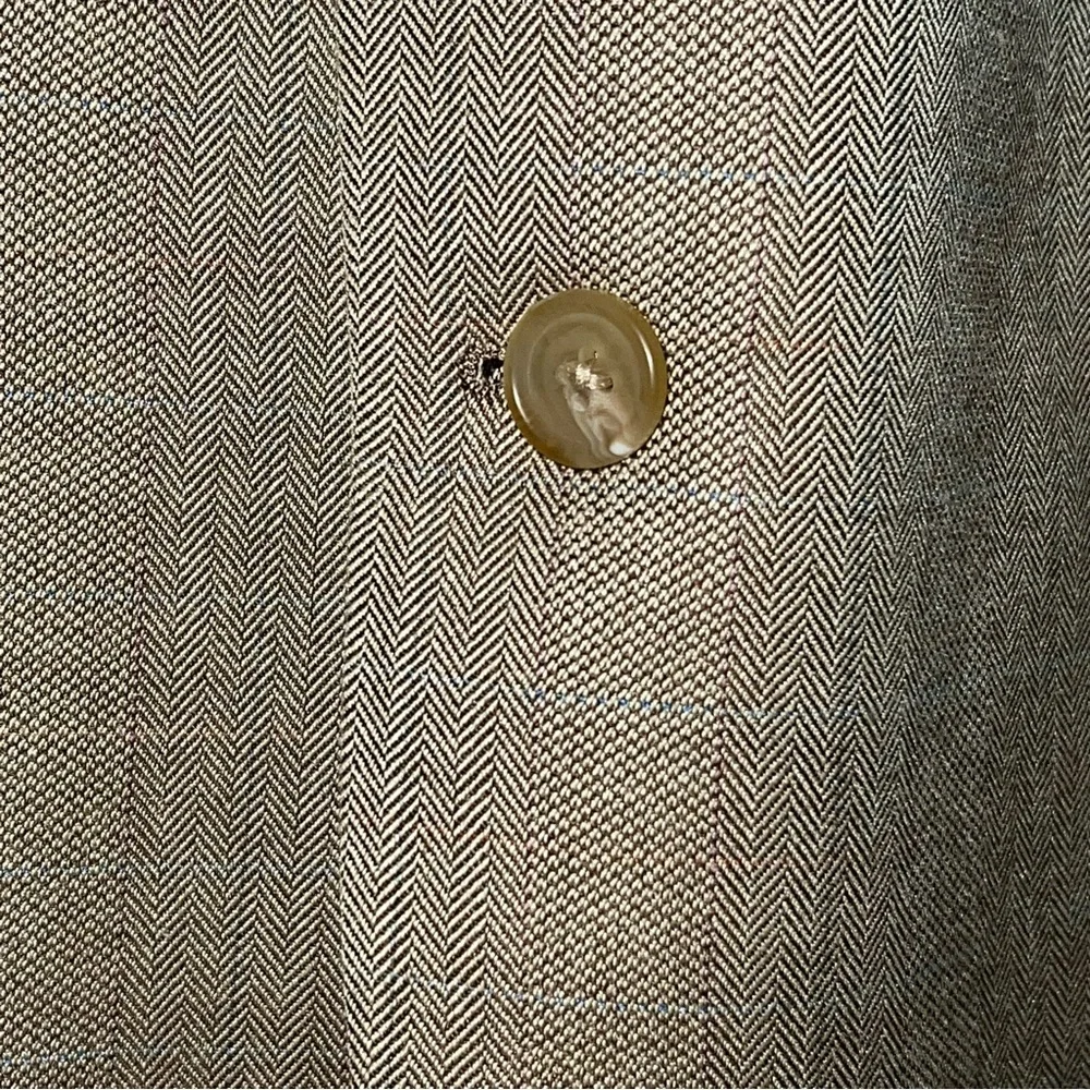 Lauren Ralph Lauren Mens Silk Wool Blazer Jacket Size 44R Tan